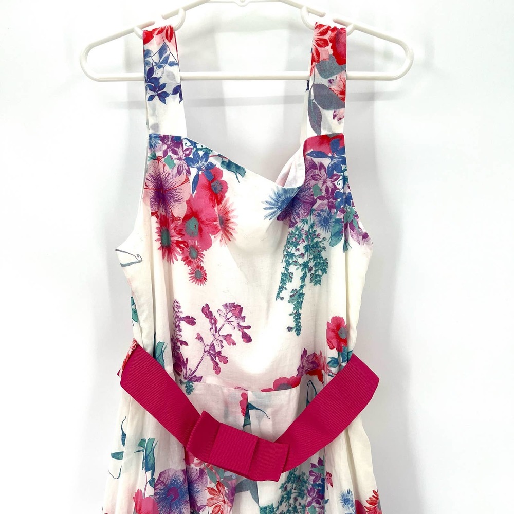 IANA Kids Italy floral bow midi girl’s dress